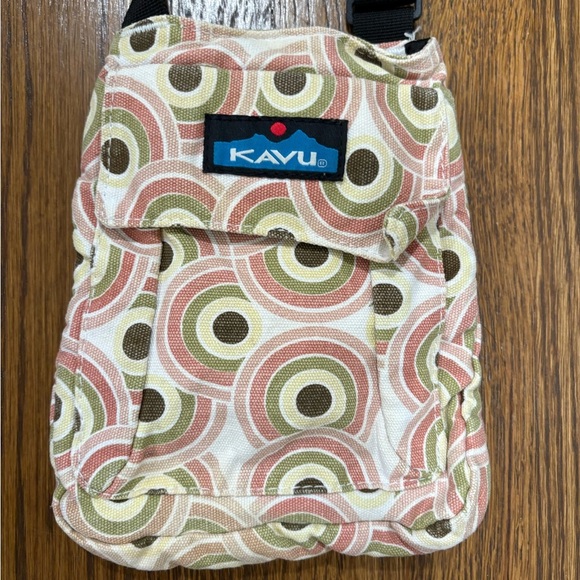 KAVU Retro Circle For Keeps CROSSBODY Purse Bag- small size - Picture 1 of 2